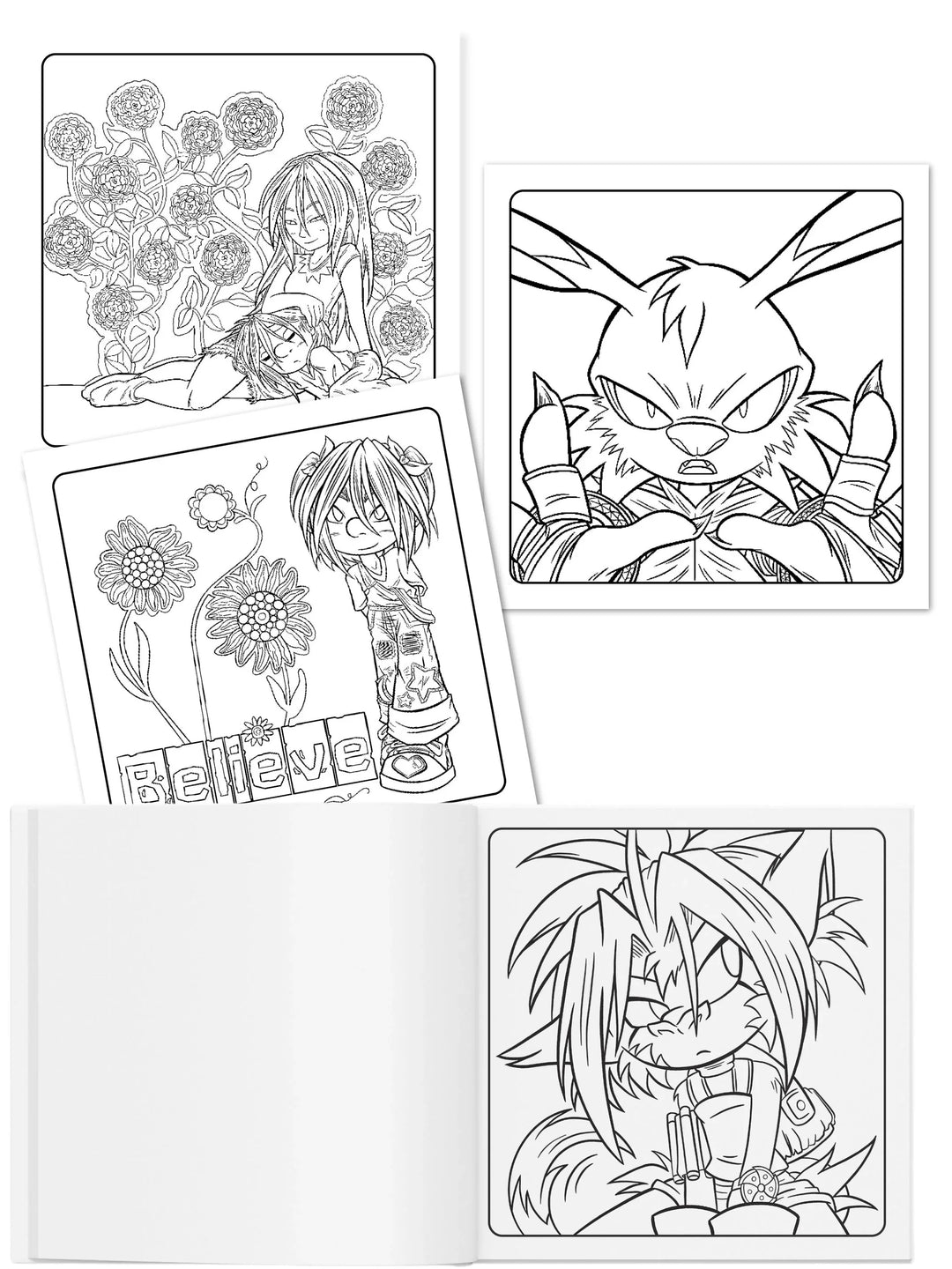 The Mannamong Coloring Book 1
