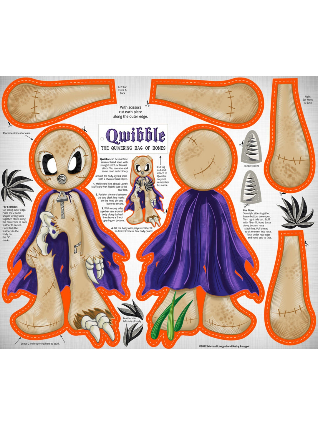 Qwibble – Cut n Sew Plushie